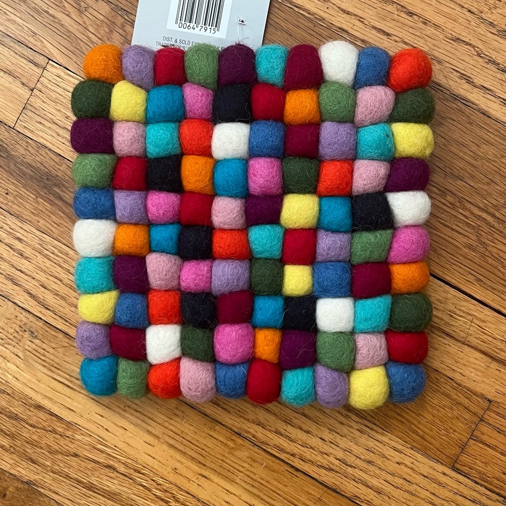 Colorful Wool Felt Coaster